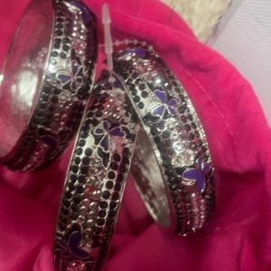 Sassy Jones Hadassa purple bracelets